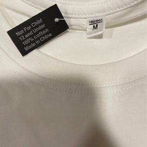 Womens White T Shirt Medium
